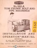 Oster-Oster 582-A, Tom Thumb Bolt and Pipe Machine, Installation and Operations Manual-582-A-Tom Thumb-01